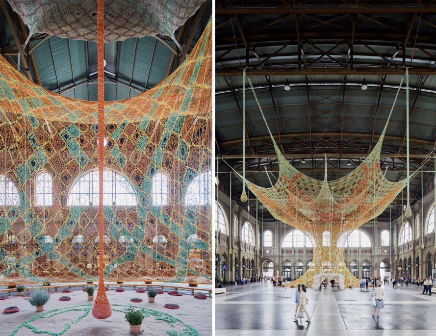 Description: https://inhabitat.com/wp-content/blogs.dir/1/files/2018/07/GaiaMotherTree-by-Ernesto-Neto-2-889x685.jpg